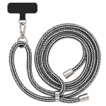 Braided Strap Lanyard  - Black & White